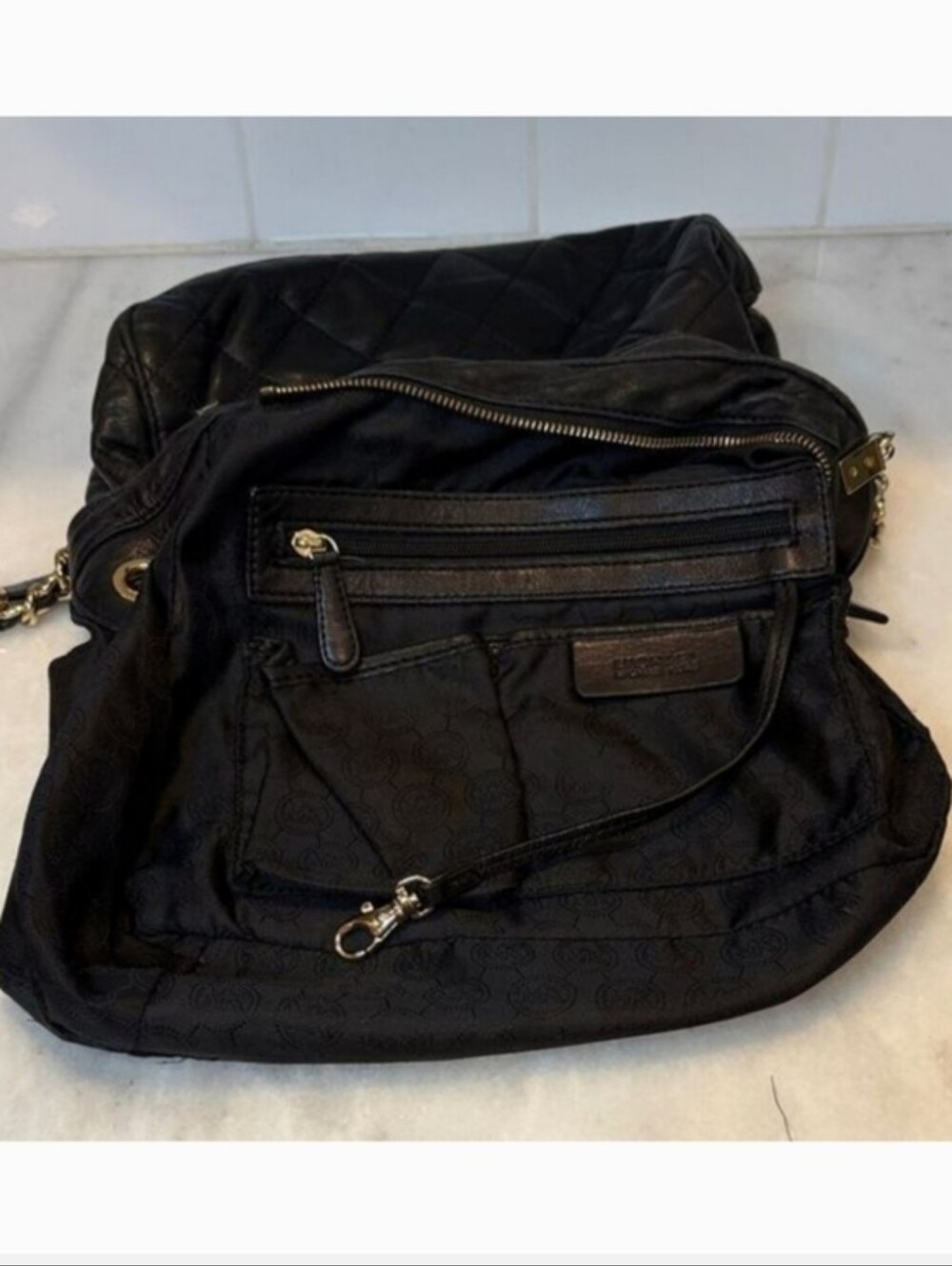 💥Sale💥Michael Kors Quilted Susannah Medium Leather Shoulder Tote - Picture 13 of 13